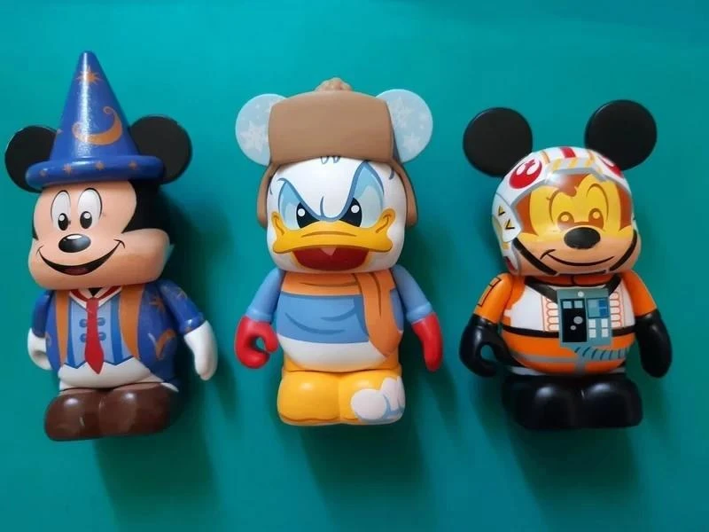Lot 3 figurines vinylmation disney disneyland paris